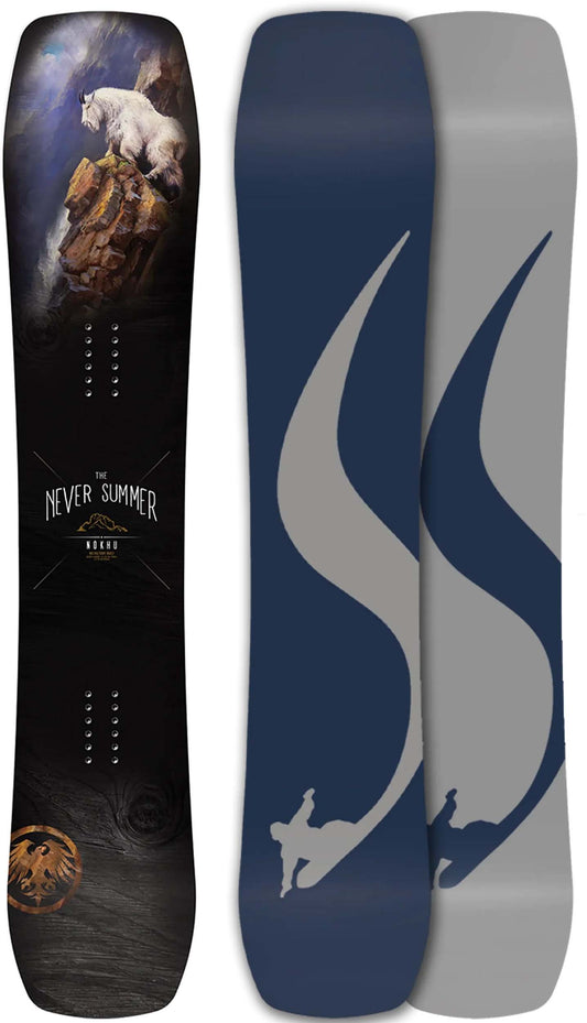 Never Summer Mens Nokhu Triple Camber Snowboard 2025 155cm