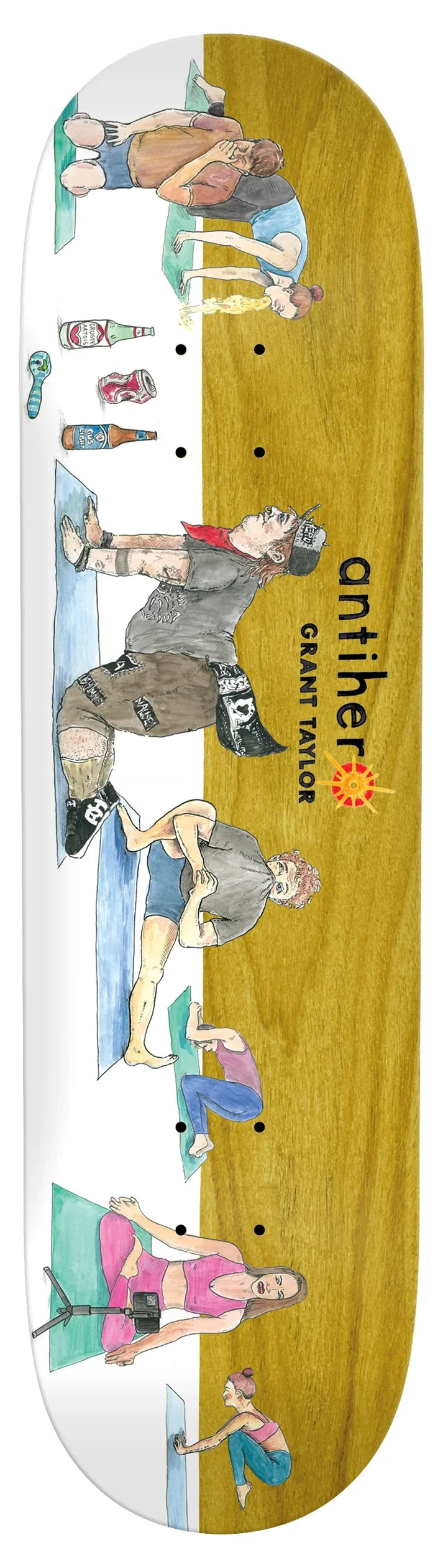 Anti-Hero Grant I Farted in Yoga 8.5" Skateboard Deck