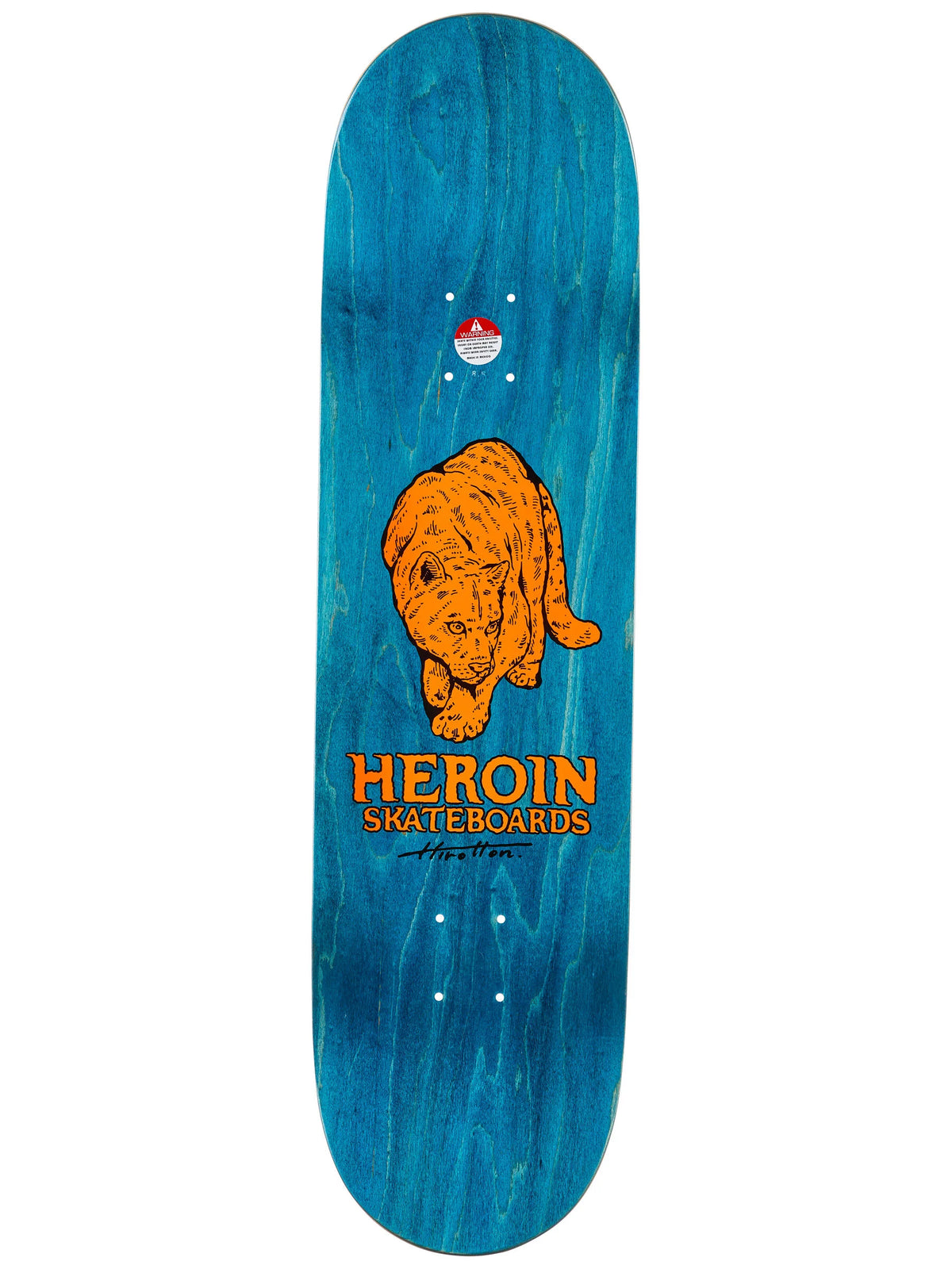 Heroin Dalton Dern Panther Skateboard Deck