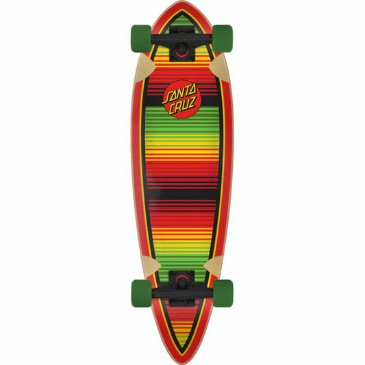 Santa Cruz Serape Dot Pintail Longboard Complete